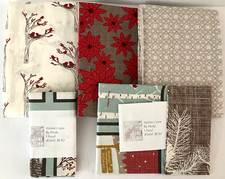 BIG LOT, 5 PIECE - 6 YARDS + 2 PANELS - MODA HOLIDAY WINTER QUILTING FABRIC WOW picture