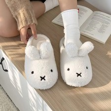 Miffy Cute Plush Cotton Slippers for Women Winter Comfort Warm Cotton Shoes picture