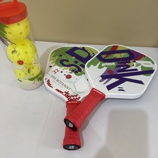 Prince x The Botanist Pickleball Paddle Set 2 Paddles & 3 Balls No Bag picture