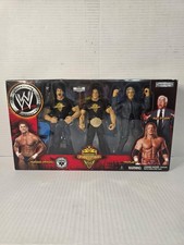 EVOLUTION - 1 of 3500 Exclusive Jakks - RARE Ric Flair Randy Orton Triple H WWE picture