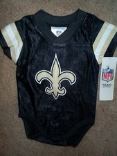 (2026-2027) New Orleans Saints nfl INFANT BABY NEWBORN Jersey 3-6M 3-6 Months picture