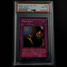 PSA 8 Trap Hole // LOB reprint holo // 2010-2017 yugioh picture