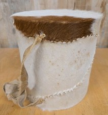 Vintage Double-Sided Handmade Animal Raw Hide Drum Tom Tom Old Instrument picture