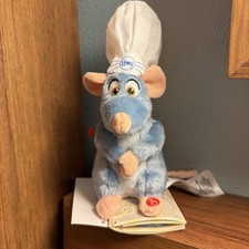 Disney Parks 2026 Remy's Ratatouille Adventure Chef Remy Shoulder Plush W Sounds picture
