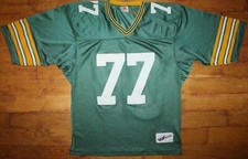 BNWOT Vintage 1989-92 Ravens Knit Green Bay Packers #77 Tony Mandarich Jersey picture