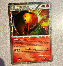 Pokemon TCG Typhlosion Prime 110/123 HeartGold SoulSilver Holo Ultra Rare picture