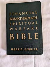 Financial Breakthrough Spiritual Warfare Bible KJV Morris Cerullo Bonded Leather picture