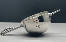 ❤️ Barware Napier Jigger Spirits Measuring Cup Silver Plate Antique Mid Century picture