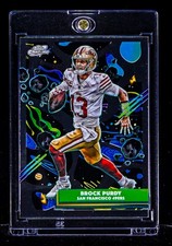 Brock Purdy COSMIC SPACE CHROME CARD 49ers picture