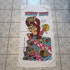 Vintage 1981-82 Donkey Kong Nintendo Arcade Beach Towel Promotional picture