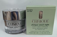CLINIQUE SMARTNIGHT CUSTOM-REPAIR MOISTURIZER 3,4 COMBINATION OILY to OILY 1.7oz picture
