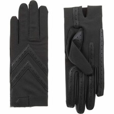 Isotoner Women's Fleece Unlined Stretch Classics Winter Gloves - One Size, Black picture