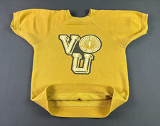 VTG 60s 70s Vincennes University Short Sleeve Crew Neck Sweatshirt Size XS picture