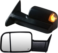Towing Mirrors Compatible for 94-01 Dodge Ram 1500, 94-02 Ram 2500 3500 Truck Si picture