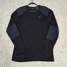 GORUCK 24/7 Merino wool Tee Mens Large Black Long Sleeve Rucking Shirt USA Made picture