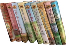 VTG Complete Set LITTLE HOUSE PRAIRIE 1-9 Laura Ingalls Hardcover Lot Dust Cover picture