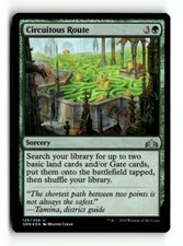 MTG | Circuitous Route | GRN | Foil | Moderately Played | English picture