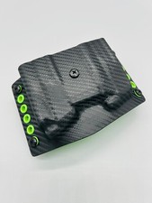FN 510 / 545 - Double Mag Pouch Black Carbon Fiber & Zombie Green Kydex USA Made picture