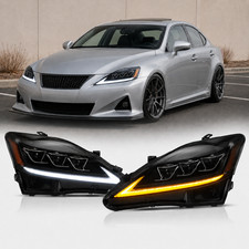 VLAND Pair LED Projector Headlights for 2006-2013 Lexus IS250 IS350 ISF picture