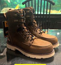 Ariat Rebar Work Boots Brown Men’s 7.5 M Oil & Slip Resistant picture