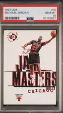 Upper Deck 1997 UD3 Michael Jordan Chicago Bulls Jam Masters #15 PSA 10 picture