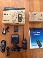 Kenwood TH-D75A w/ Extra Battery, KSC-25 Rapid Charger, Spkr Mic, BBLink picture