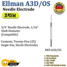 Ellman A3D/OS Needle Electrode-Twenty-Five (25) Single-Use Disposable picture