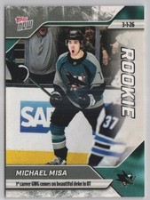 Michael Misa RC Rookie 1st GWG - 2025-26 NHL Topps NOW - Sticker #112 Sharks picture