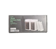 Wyze Battery Cam Pro 2-Pack - 2K HDR Wireless Cameras w/Mounts  SEALED picture