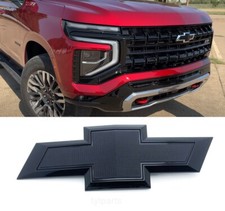Custom Front Gloss Black Bowtie Emblem 2021-2026 Suburban Tahoe Colorado OEM picture