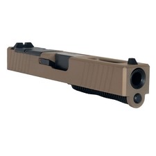Complete Slide for Glock 19 Gen 3 - Ported Nitride Barrel - FDE RMR Optic Cut picture
