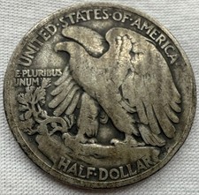 1929-D Walking Liberty 50C (VG+) *Tough Date & Low Survival* (only 50k) picture