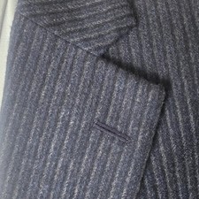 Vintage Paul Stuart Cashmere Blazer 48L Full Canvas Metal Buttons picture