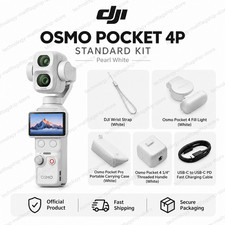 Official DJI White Pocket 4 Pro Standard Vlog Creator Combo Camera, US No Tariff picture