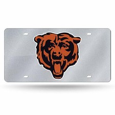 NFL Rico Chicago Bears Laser Cut Bling Auto Tag. NEW picture