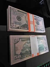 50 to 200pcs 50 bill Replica Money Prop for Pranks & Movie Production picture