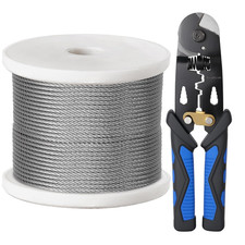 1/8 Inch Stainless Steel Cable 500FT,- 7X7 Strand Aircraft Wire Rope picture