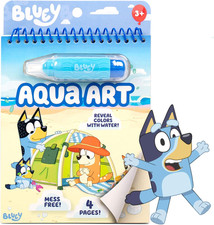 Horizon Group USA Bluey Aqua Art - Reusable Water Reveal Activity Pages With picture