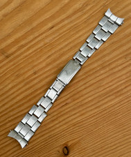 Vintage 1968 Rolex 19mm 7205 Watch Bracelet Big Crown With 57 End Links picture