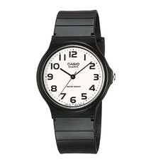 Casio MQ24-7B2, Classic Analog Watch, Black Resin, White Dial, Water Resistant picture