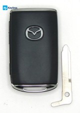 Single OEM Mazda Smartkey Remote Transmitter Three Button USED UNCUT WAZSKE11D01 picture