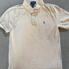 Polo-ralph-lauren Men's Grey and Cream Polo-shirts picture