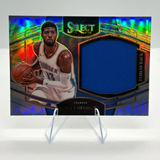 2021-22 Panini Select - Throwback Memorabilia Paul George TM-PGR Silver Prizm picture
