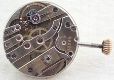 ANTIQUE WOMENS SWISS SHREVE CRUMP & LOW CO BOSTON POCKET WATCH MOVEMENT picture