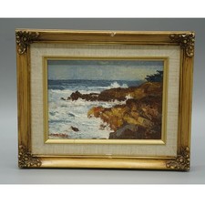Vintage California Impressionist Oil Painting 