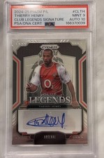 2024-25 Prizm Premier League Club Legends Signatures Thierry Henry PSA 9 AUTO 10 picture