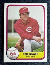 ‼️STELLAR VINTAGE‼️1981 Fleer Tom Seaver #200 Cincinnati Reds ICON MLB HOF picture