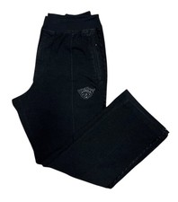 Adidas Phoenix Suns NBA Team Issued Pants Black Medium PHX Flame Logo Leg Zip picture
