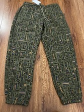 WeSC Afroscript AOP Unisex Joggers Streetwear Skate Y2K Mens Large New W Tags picture