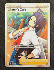Cheren's Care 168/172 Brilliant Stars Ultra Rare Full Art Holo English picture